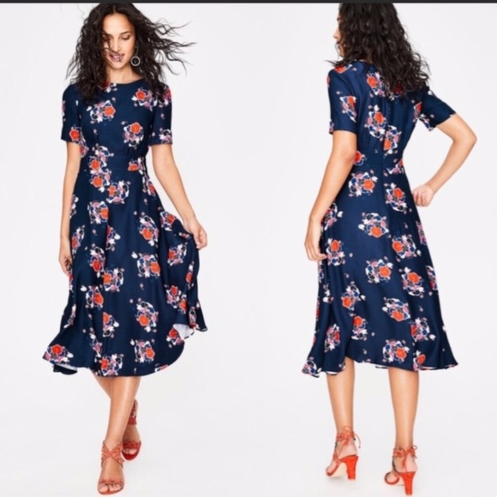 Boden | Ruth Midi Dress Size 8 R US Floral